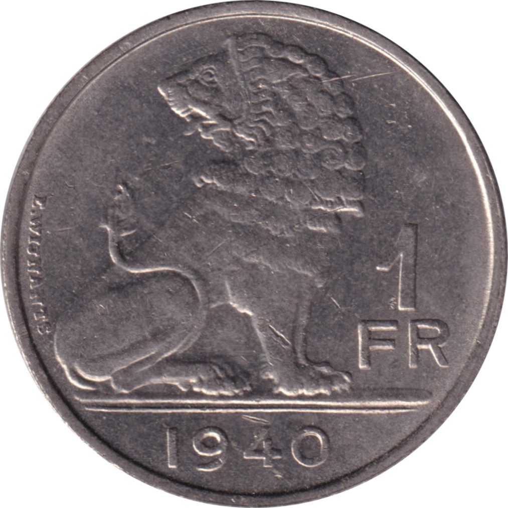 1 franc - Léopold III - Wynants
