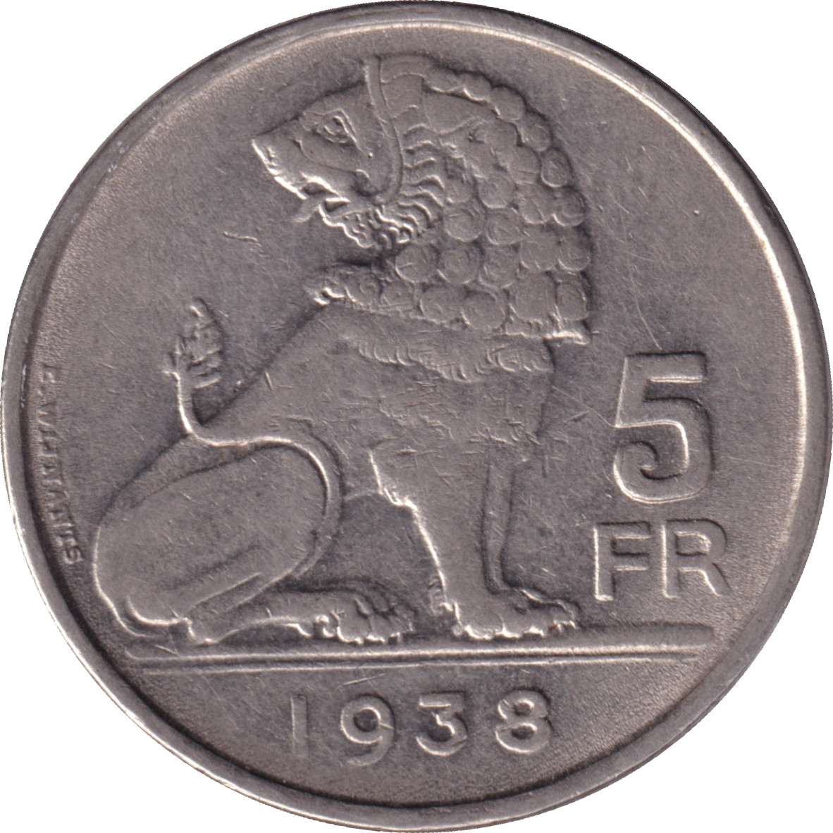 5 francs - Leopold III - Wynants