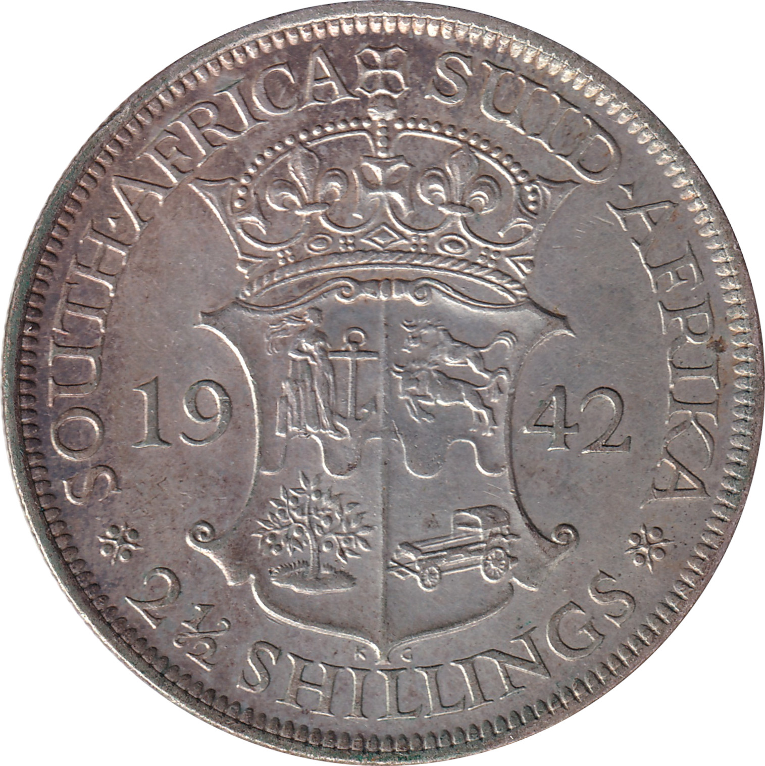 2 1/2 shillings - George VI