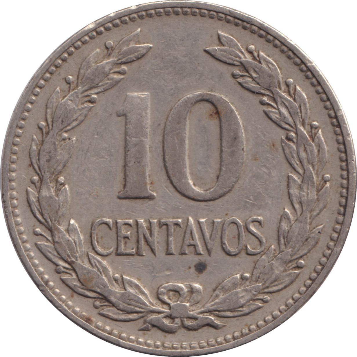 10 centavos - Francisco Morazan • Type 2
