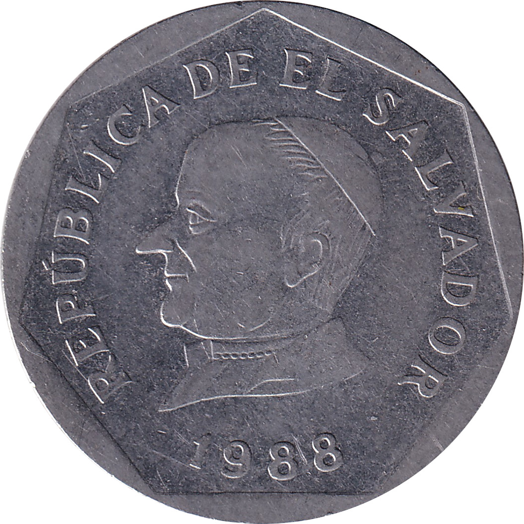 25 centavos - Jose Matias Delgado • Type 3