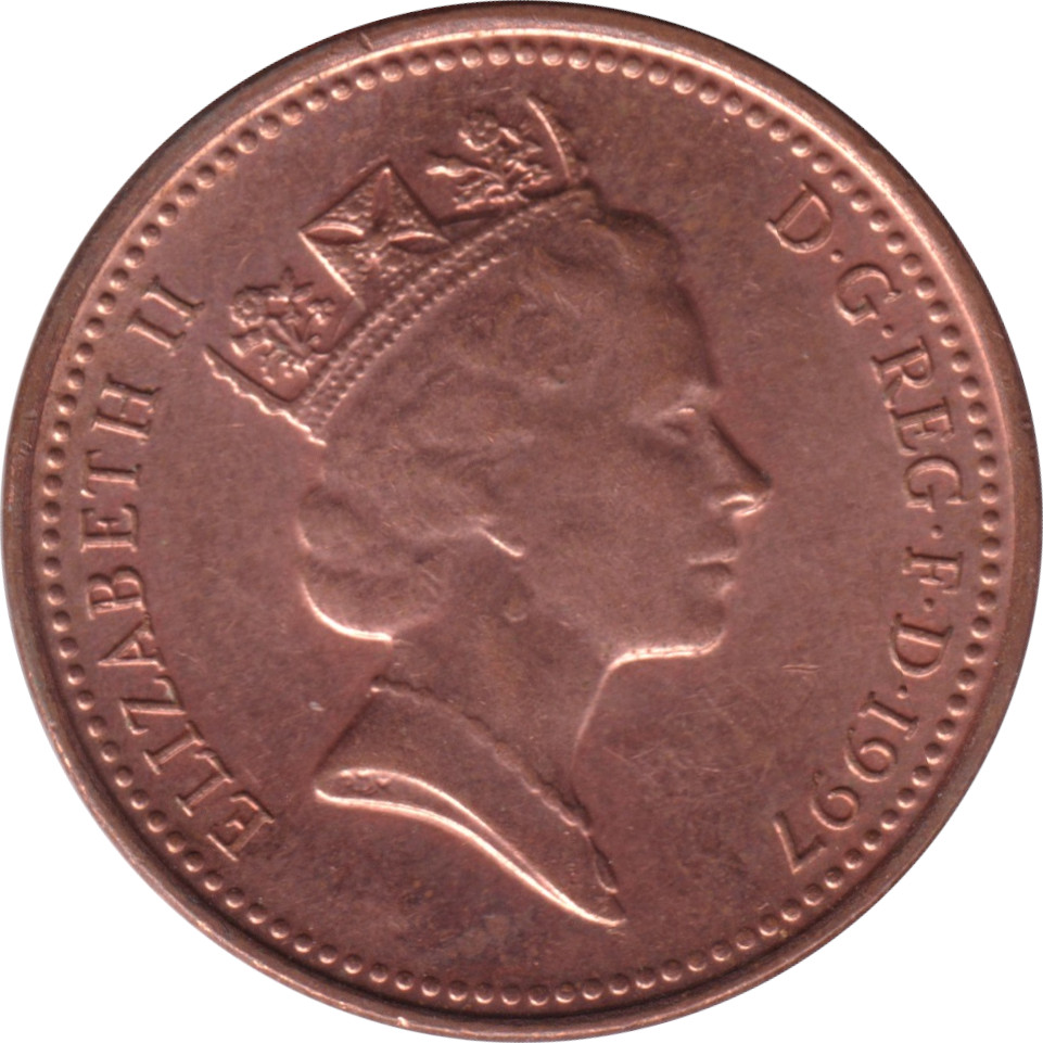 1 penny - Elizabeth II - Tête mature