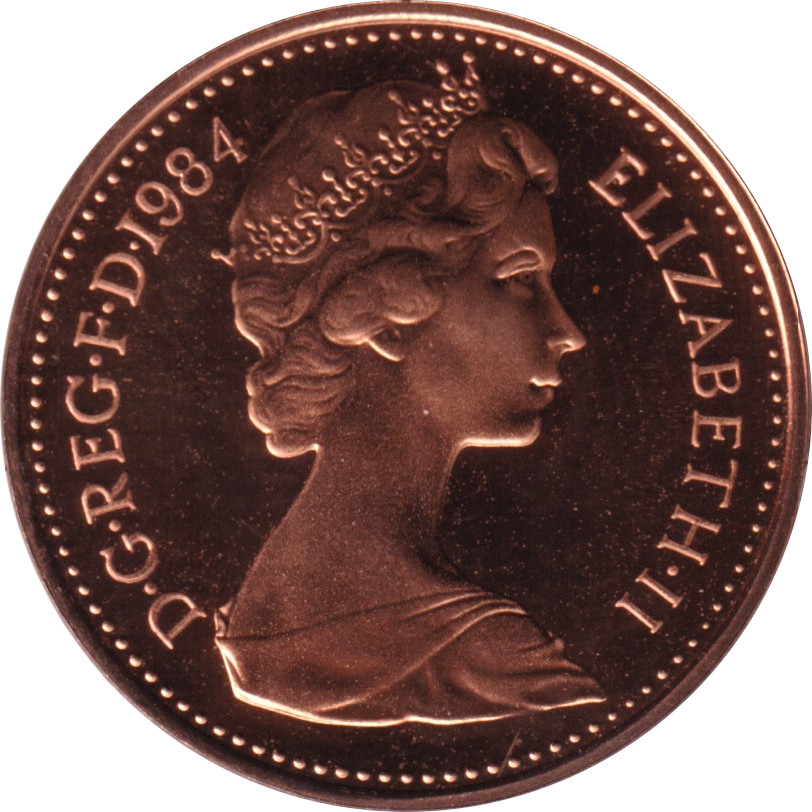 1/2 penny - Elizabeth II - Buste jeune