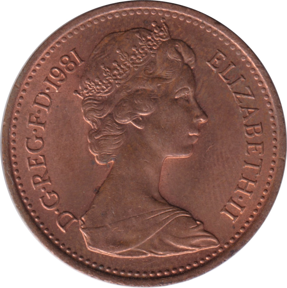 1 penny - Elizabeth II - Buste jeune