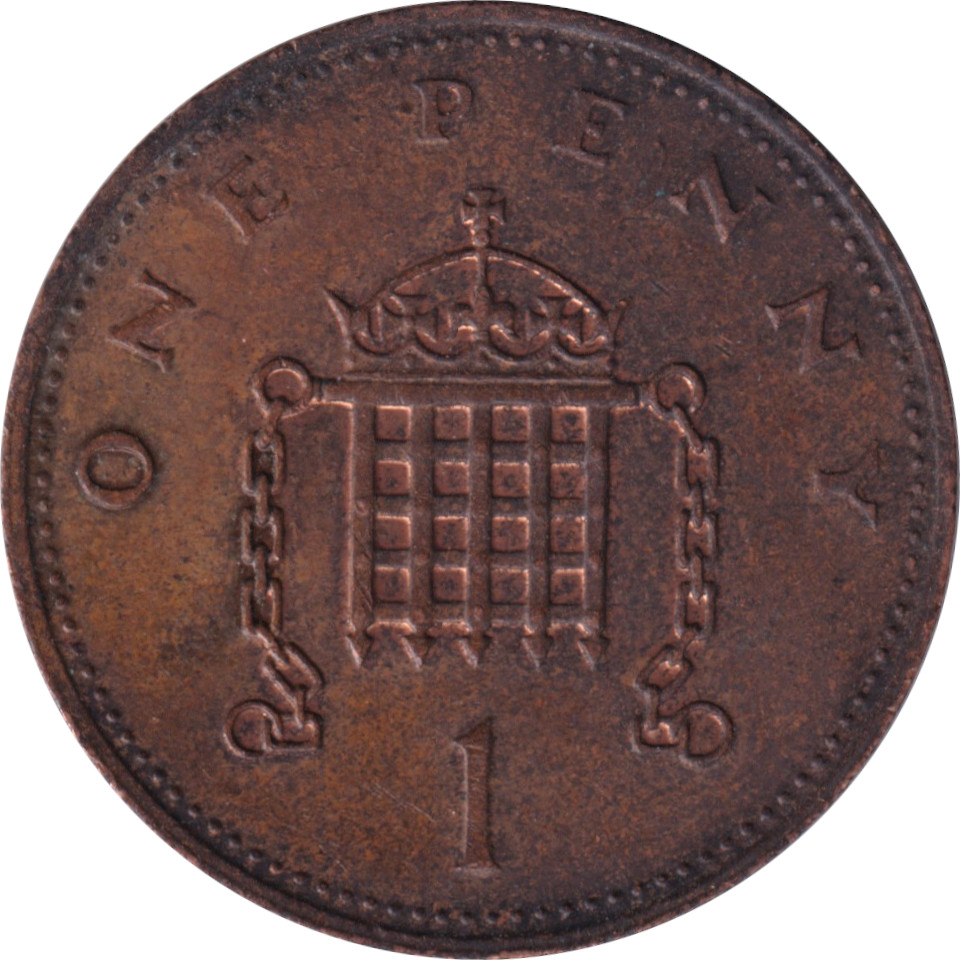 1 penny - Elizabeth II - Buste jeune