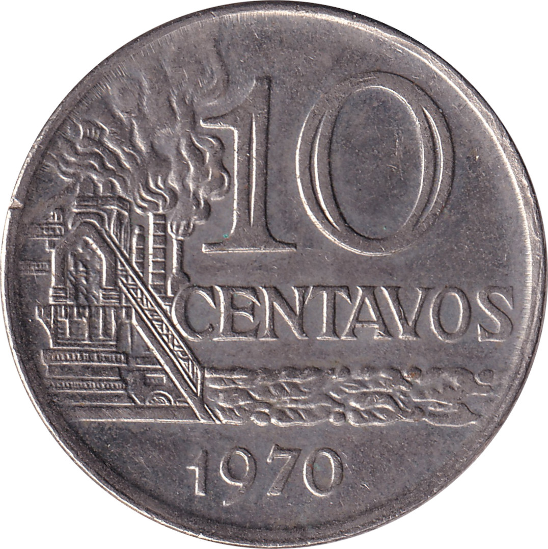 10 centavos - Tête de la Liberté