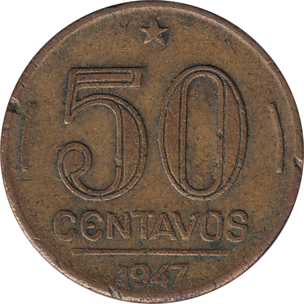 50 centavos - Getulio Vargas