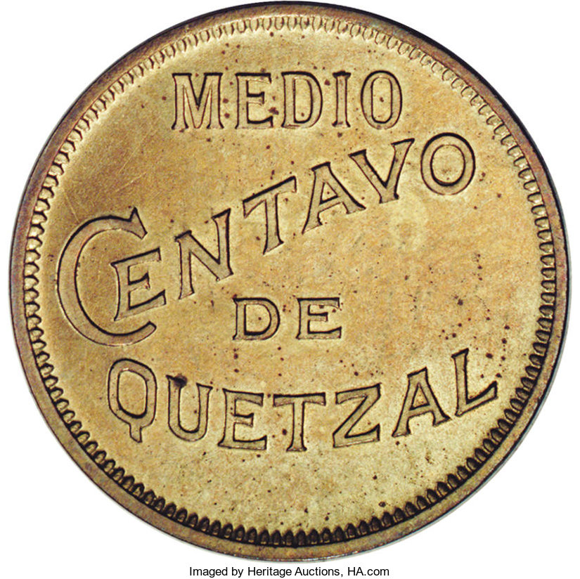 1/2 centavo - Emblème