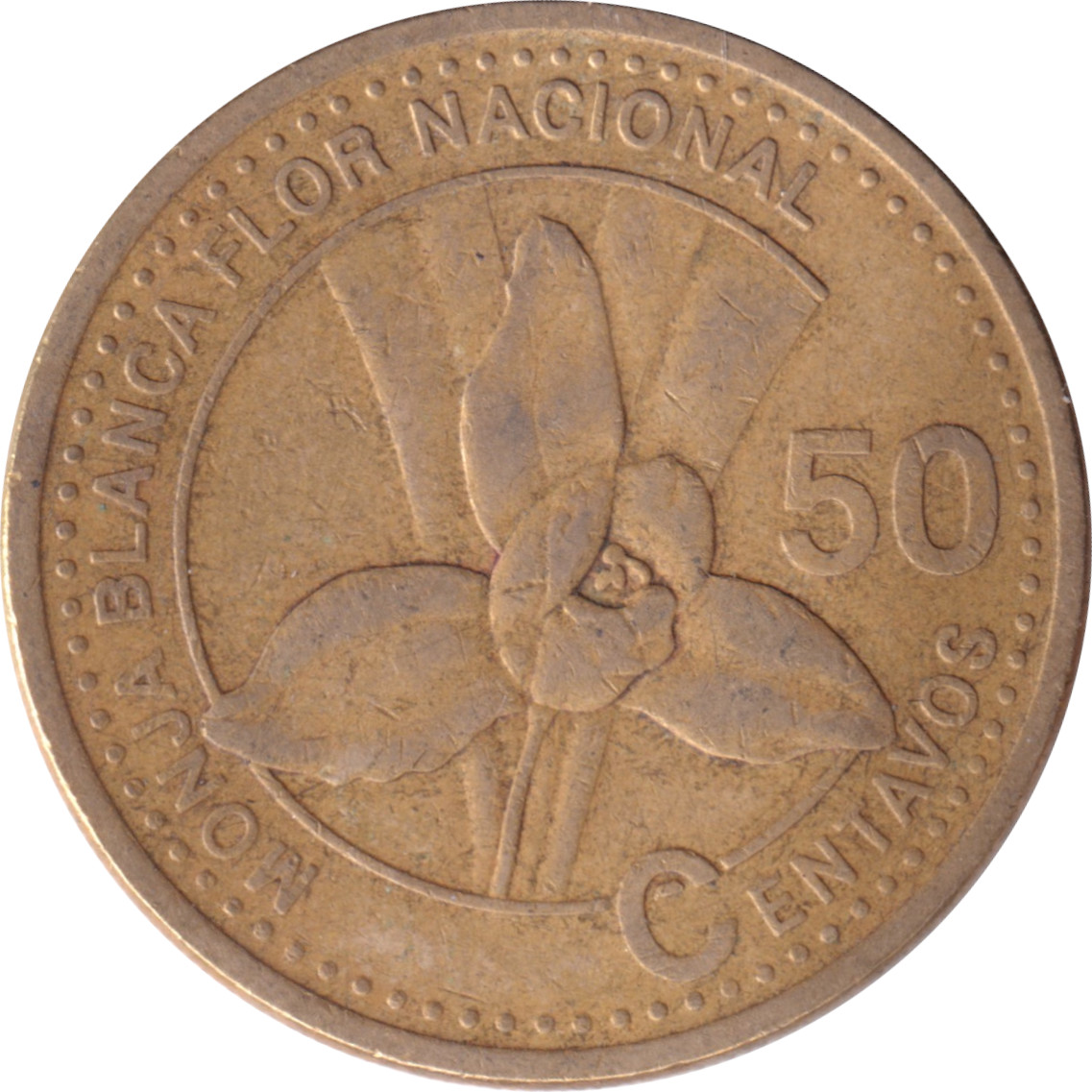 50 centavos - Emblème - Type léger