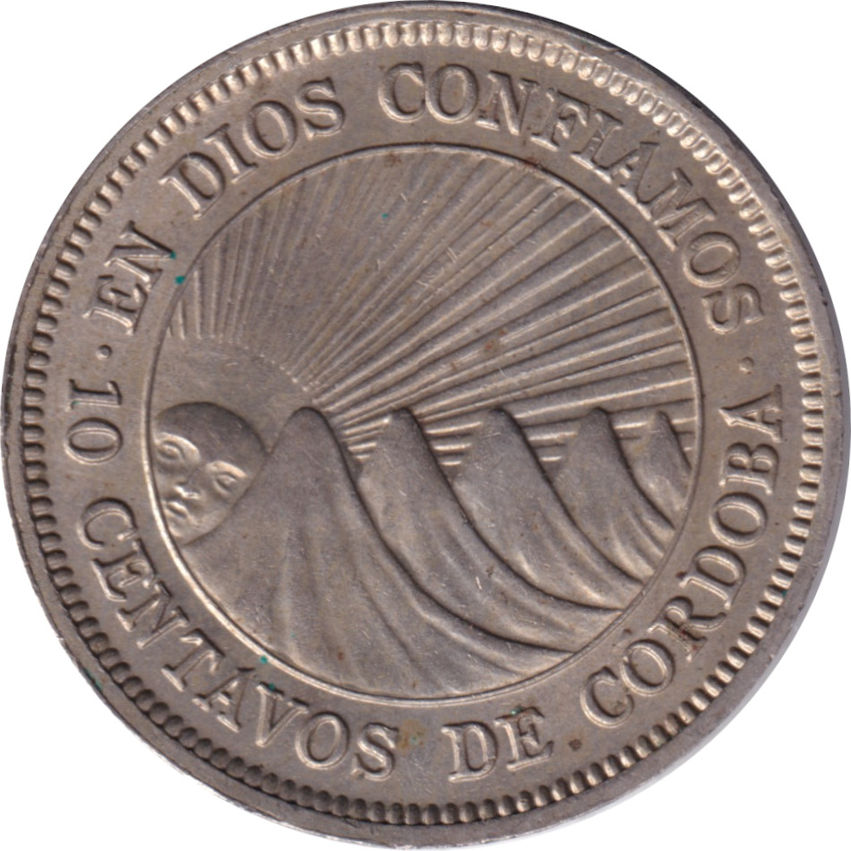 10 centavos - Francisco Hernández de Córdoba - Type tardif