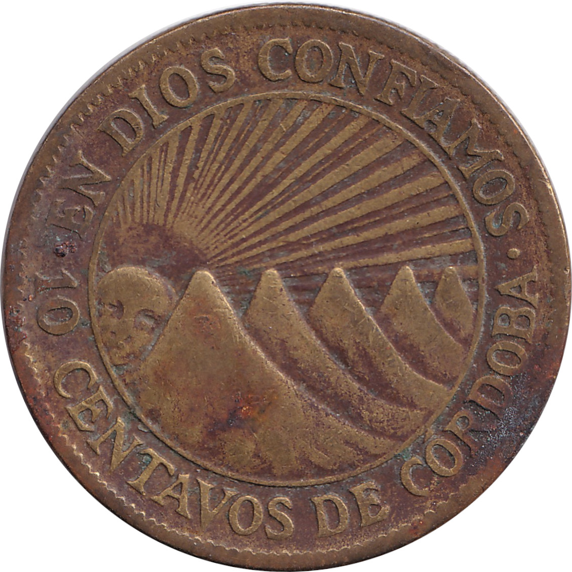 10 centavos - Francisco Hernández de Córdoba • Type tardif