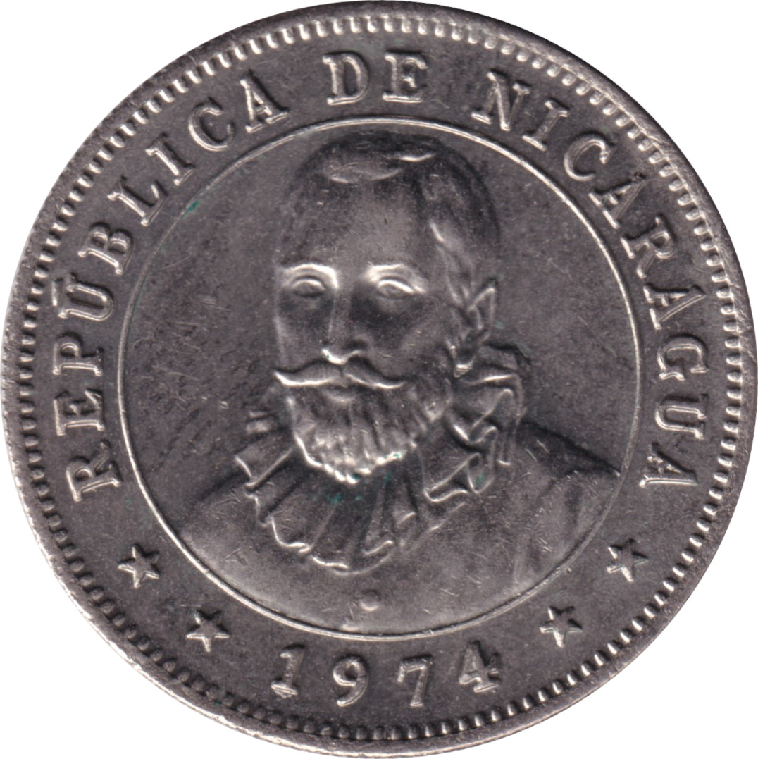 25 centavos - Francisco Hernández de Córdoba - Type tardif