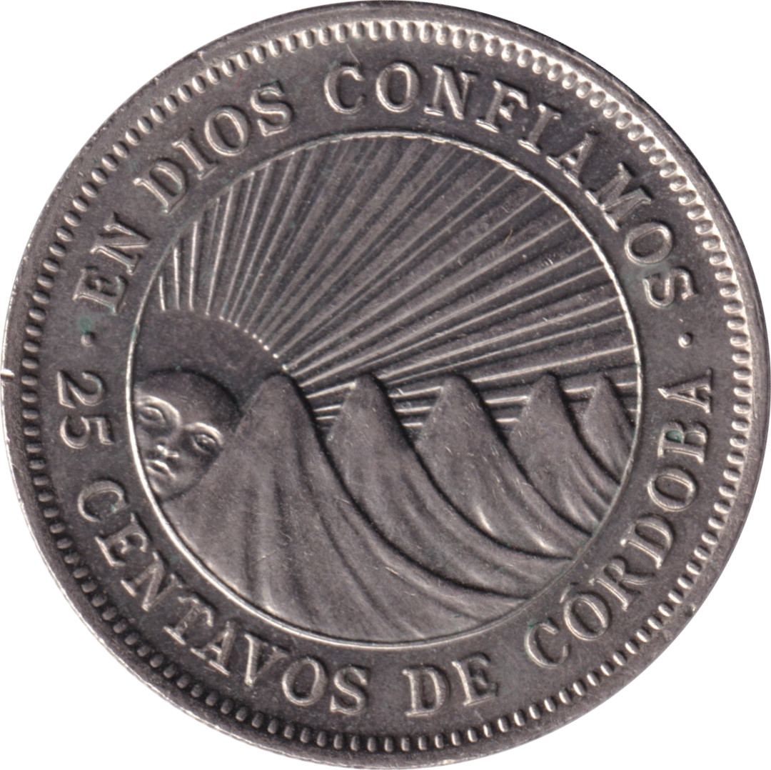 25 centavos - Francisco Hernández de Córdoba • Type tardif