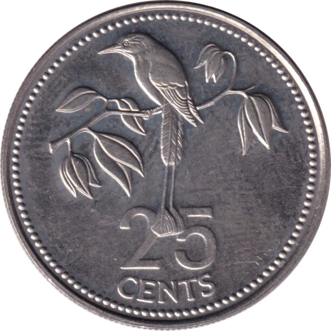25 cents - Oiseaux - Grandes armoiries