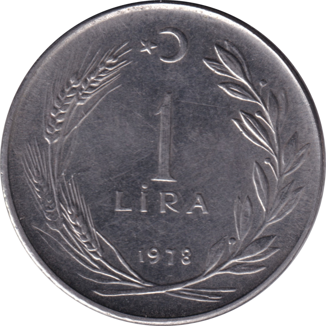 1 lira - Kemal Ataturk • Type 2