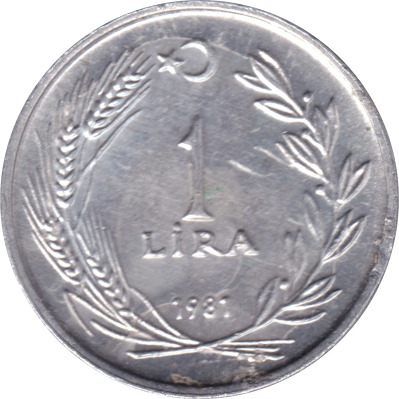 1 lira - Moustafa Kemal • Type 3