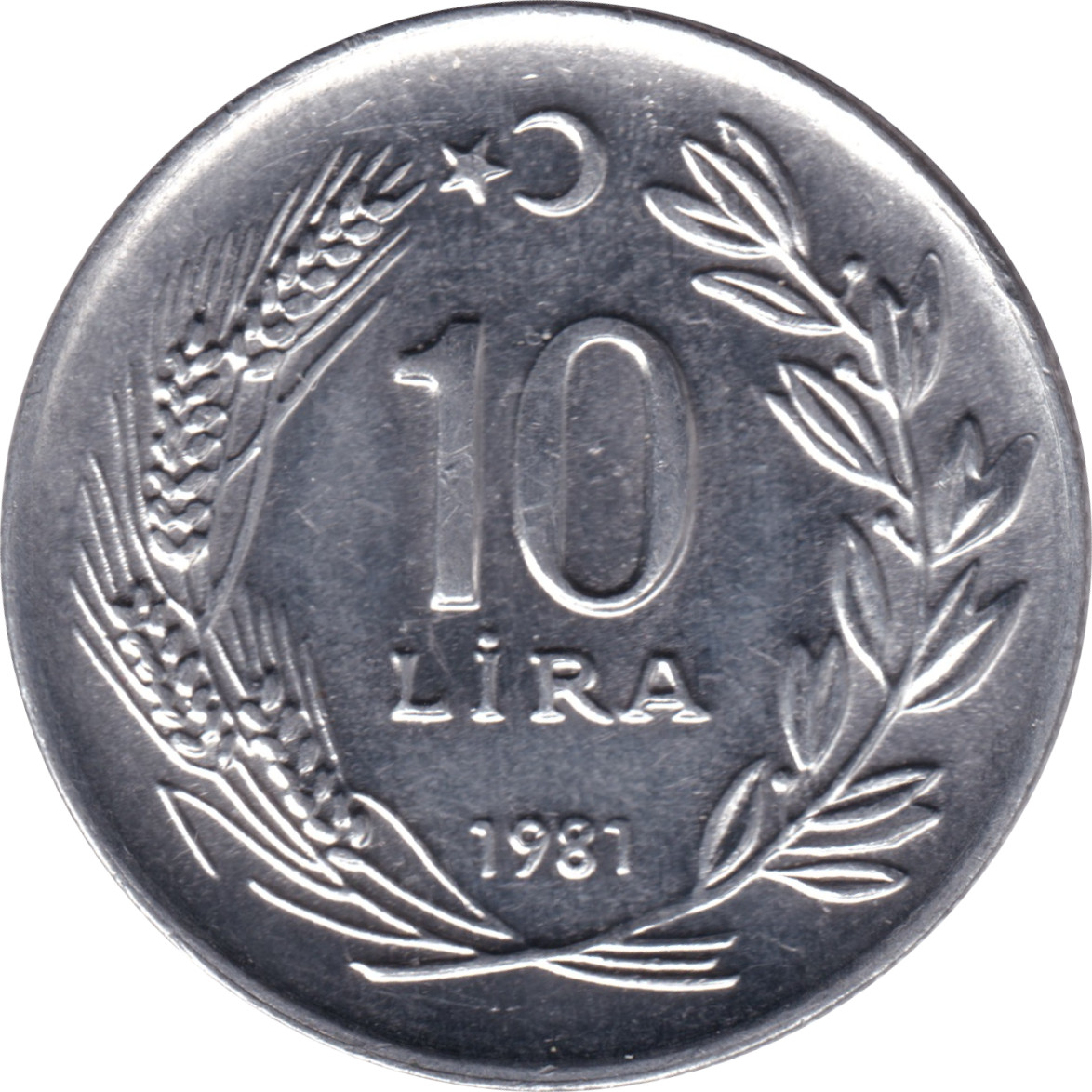 10 lira - Moustafa Kemal • Buste