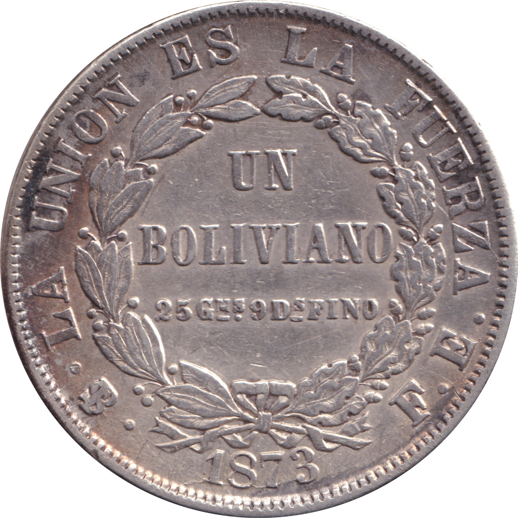 1 boliviano - Armoiries