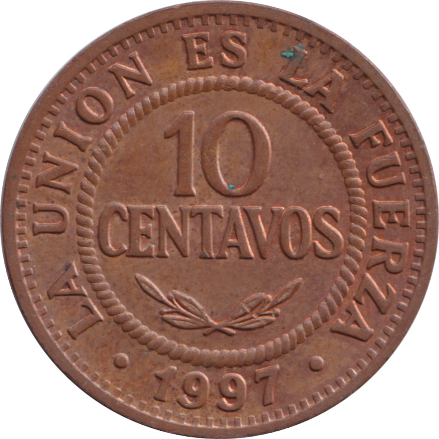10 centavos - République de Bolivie