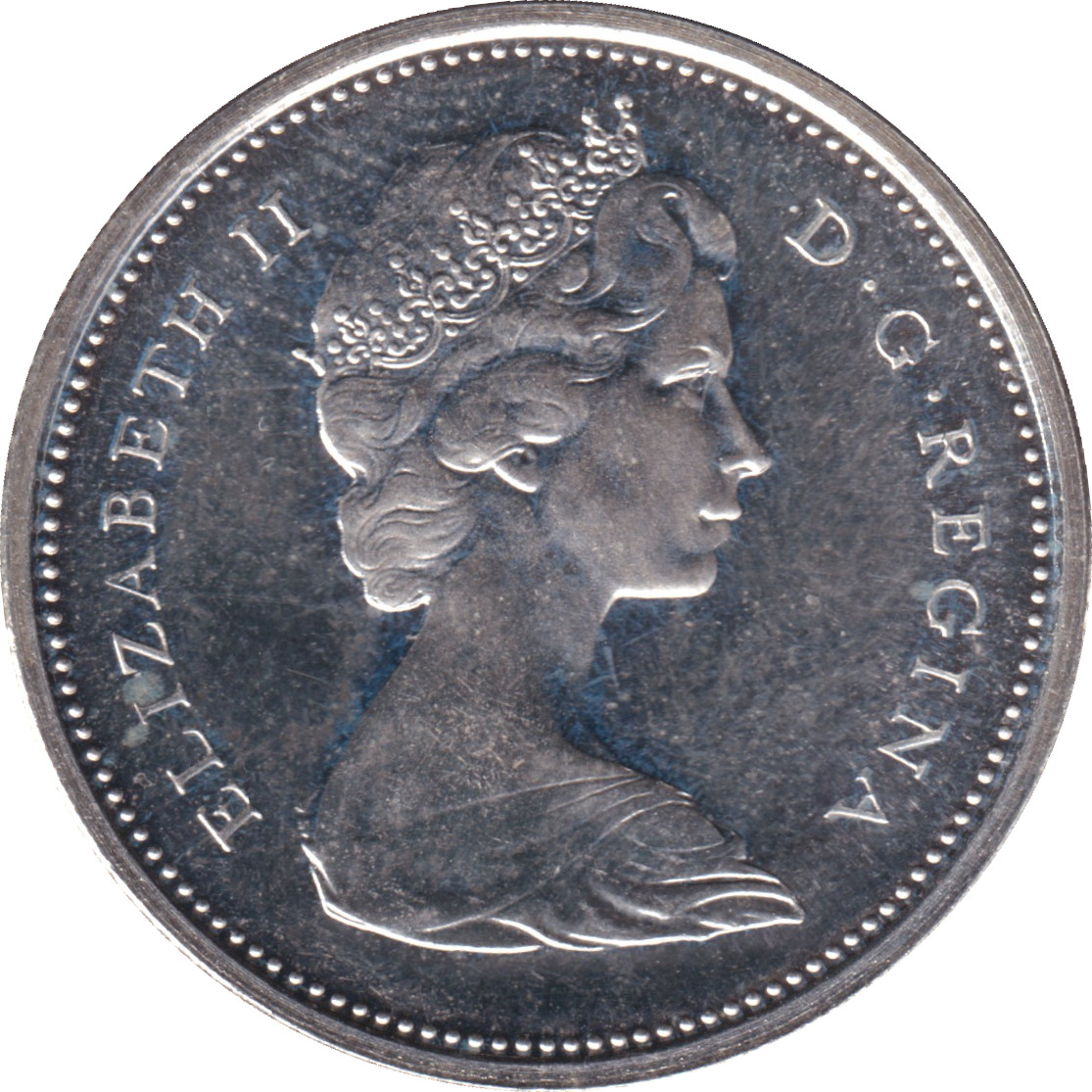 25 cents - Elizabeth II - Buste mature
