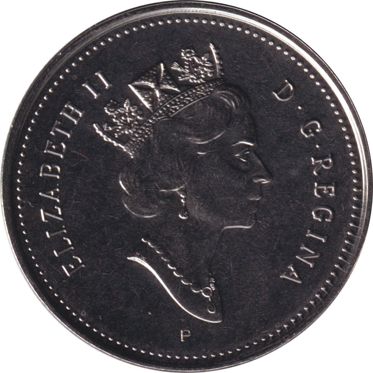 50 cents - Elizabeth II - Tête mature - Secondes armoiries