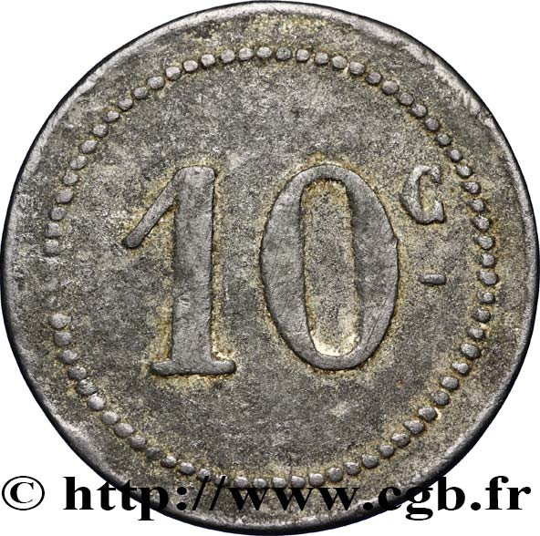10 centimes - Bougie - Zinc