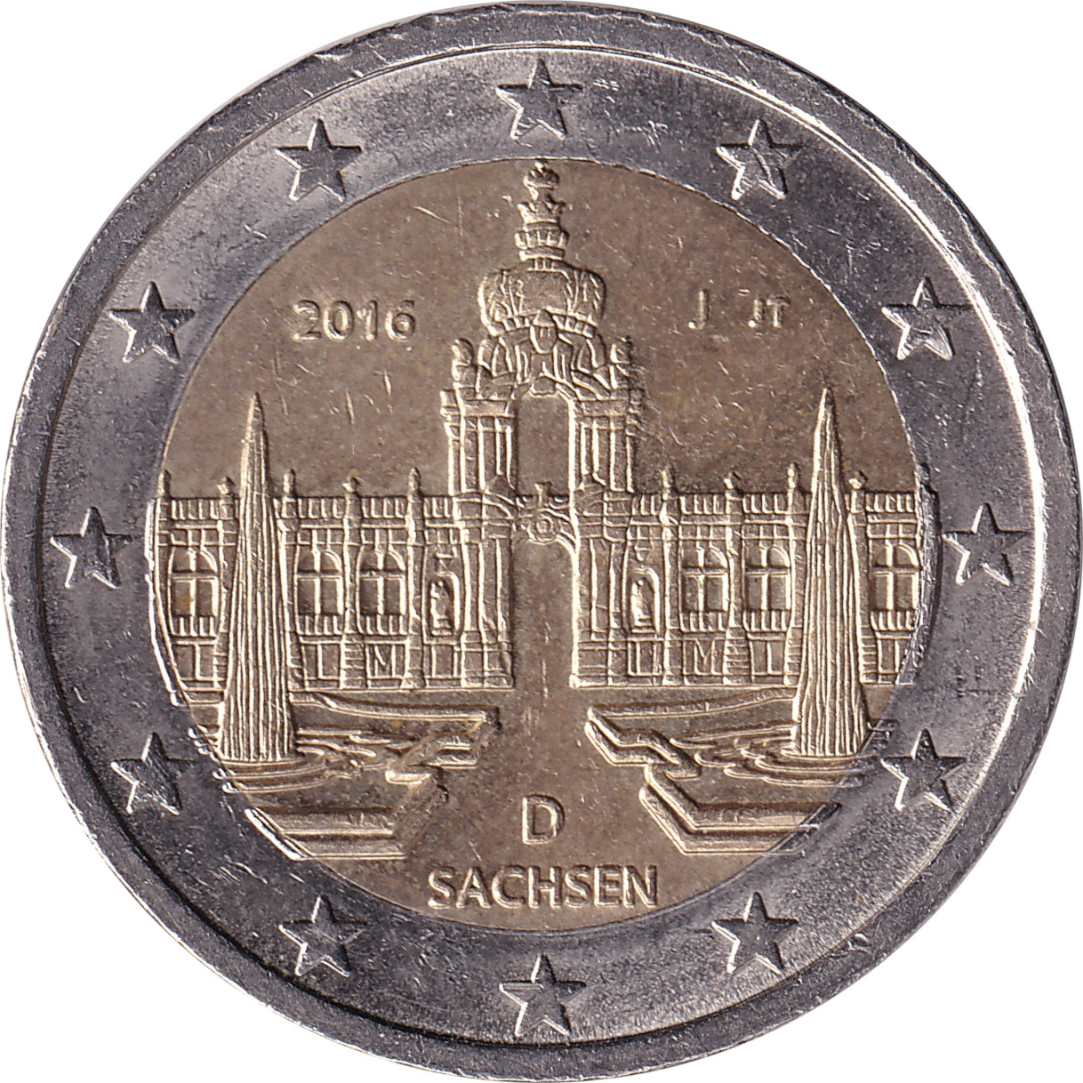 2 euro - Saxony