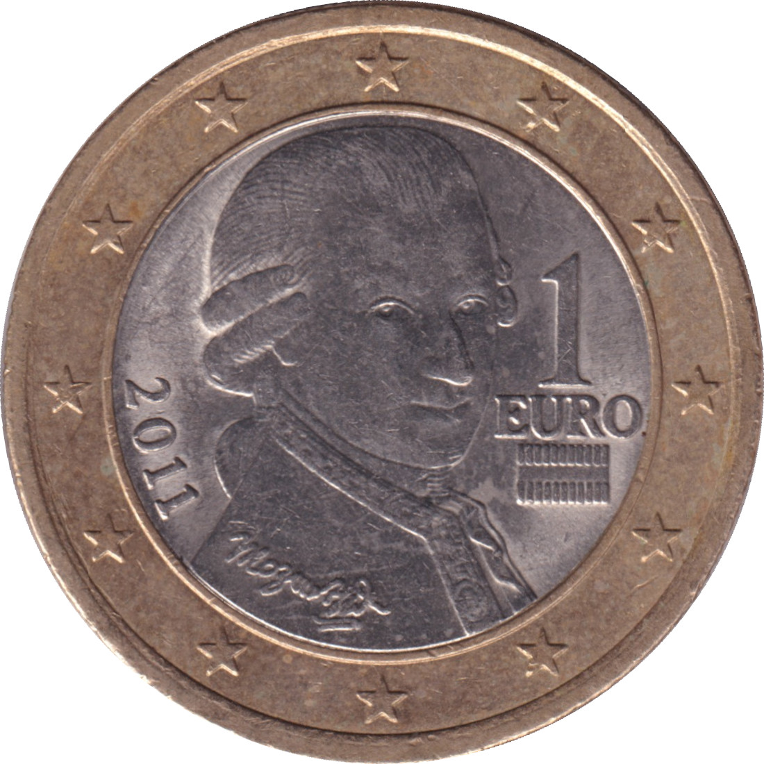 1 euro - Mozart