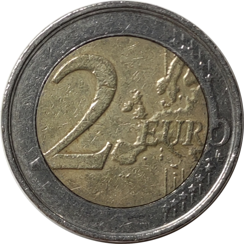 2 euro - Albert II - Sans monogramme - Carte unie