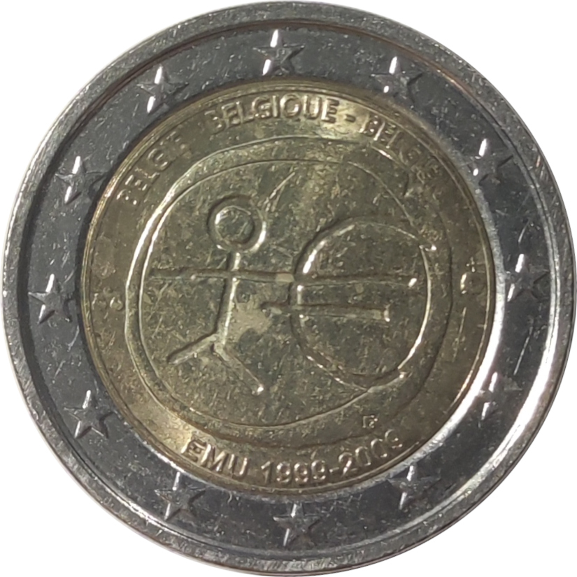 2 euro - Union Économique Monétaire - Belgique