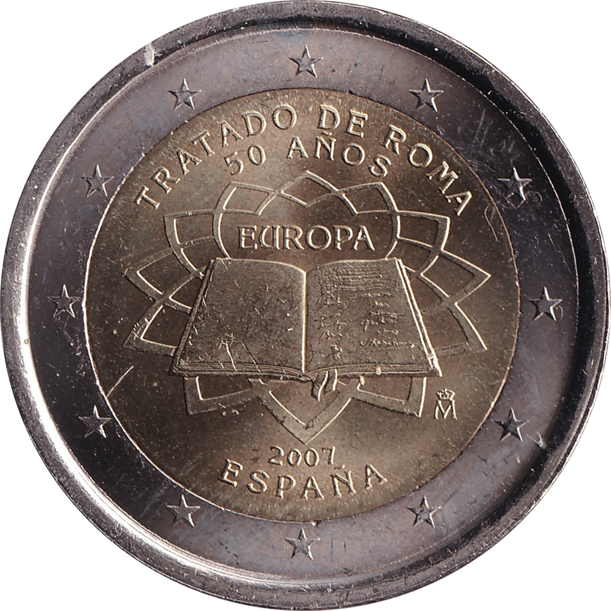 2 euro - Traité de Rome - Espagne