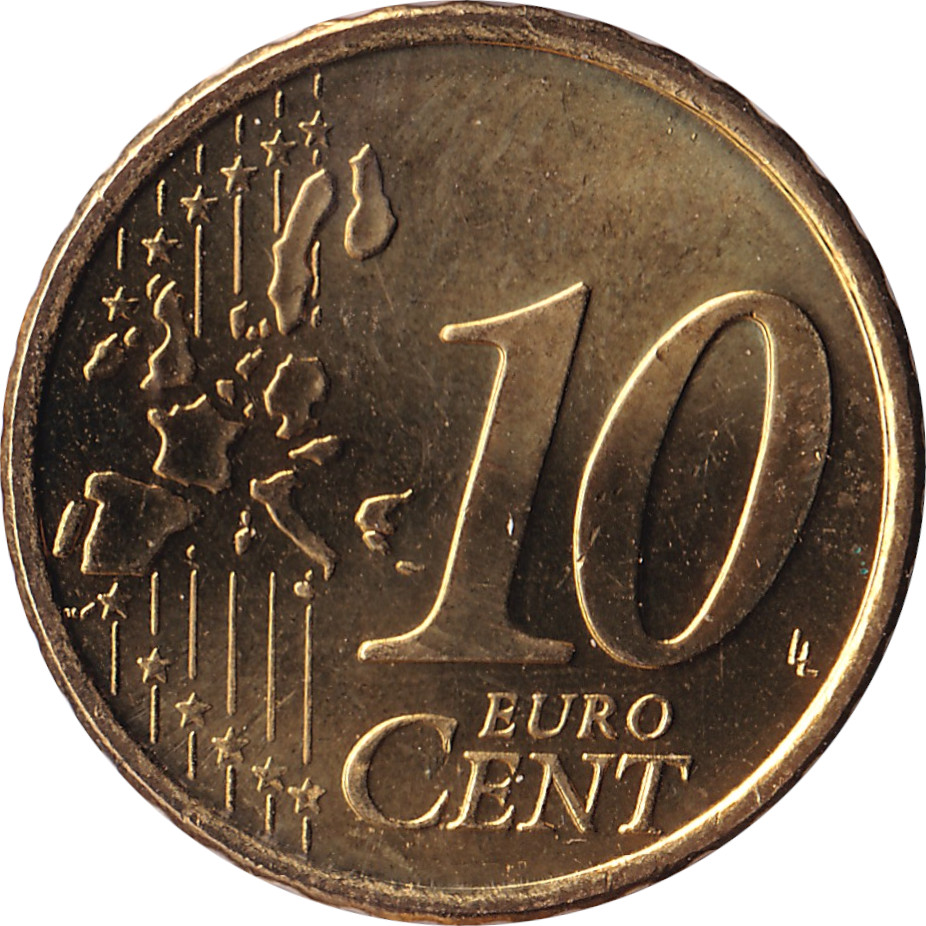 10 eurocents - Lion héraldique