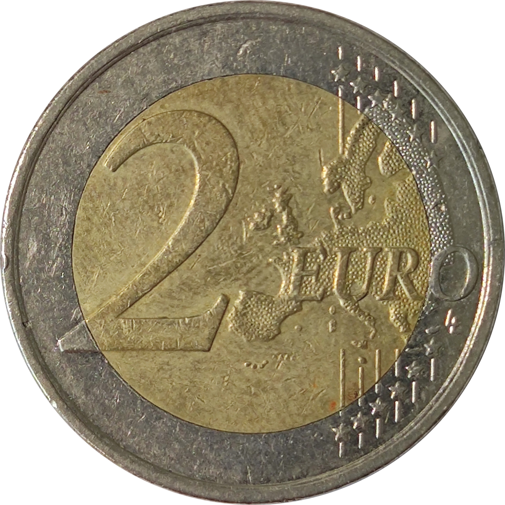 2 euro -  - Exploded map