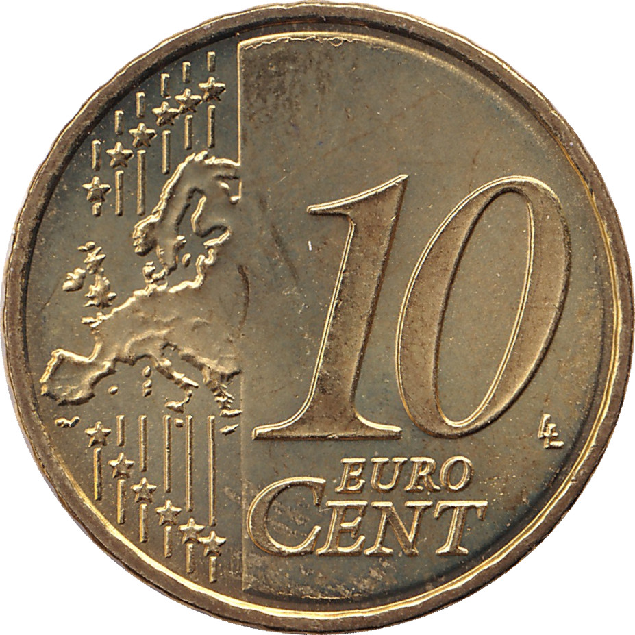 10 eurocents - Shield