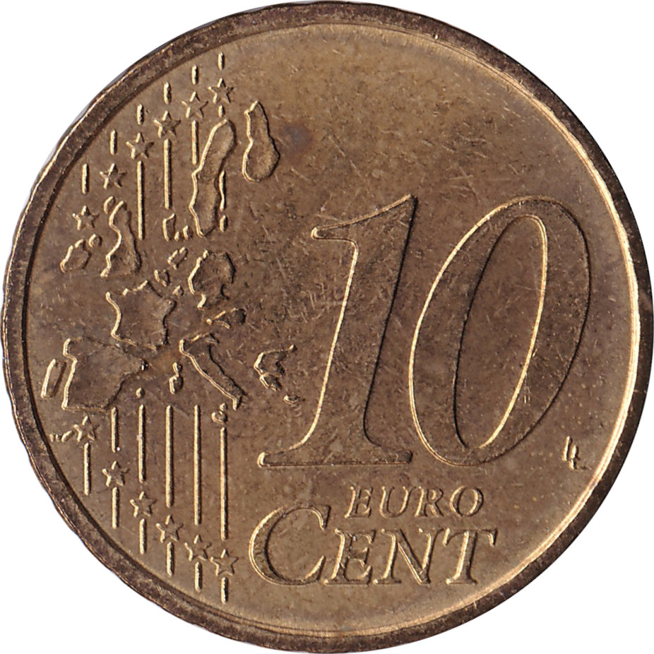10 eurocents - Rainier III