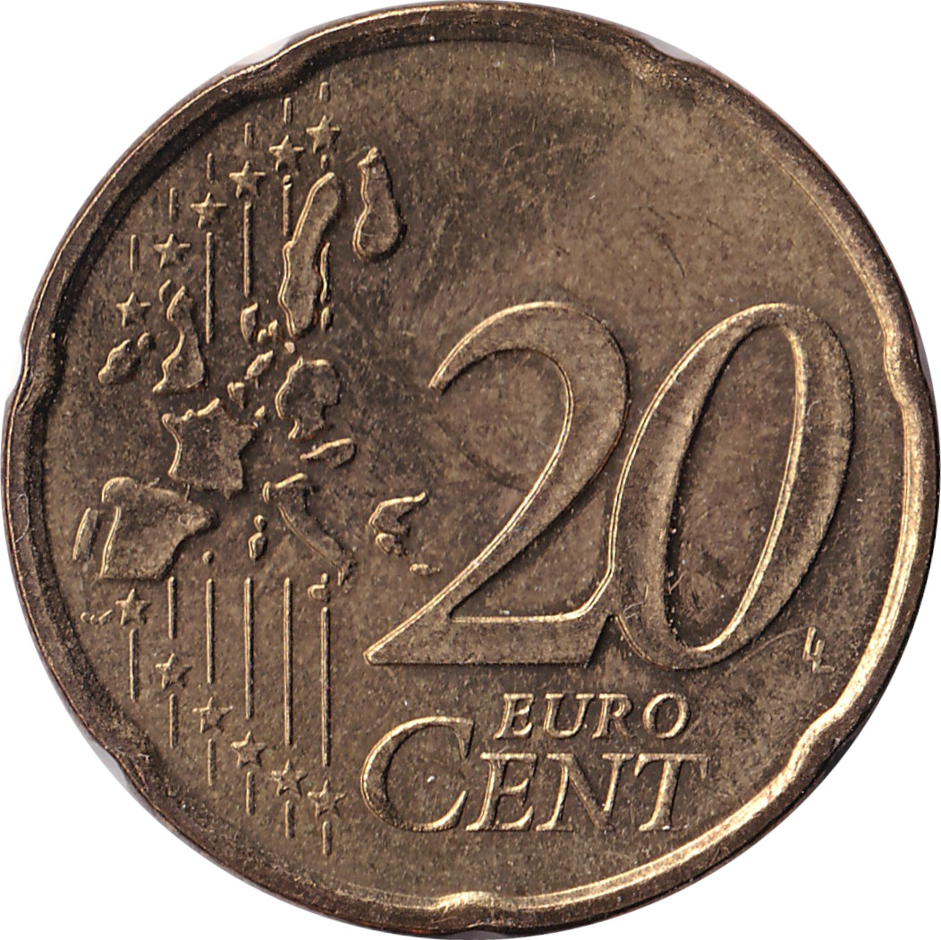 20 eurocents - Rainier III