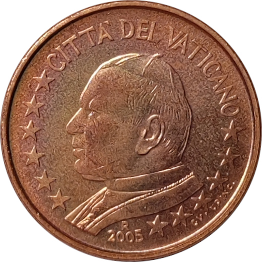 1 eurocent - Jean Paul II