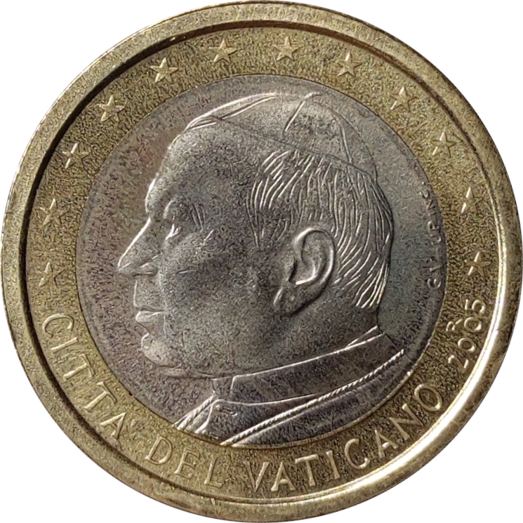 1 euro - Jean Paul II