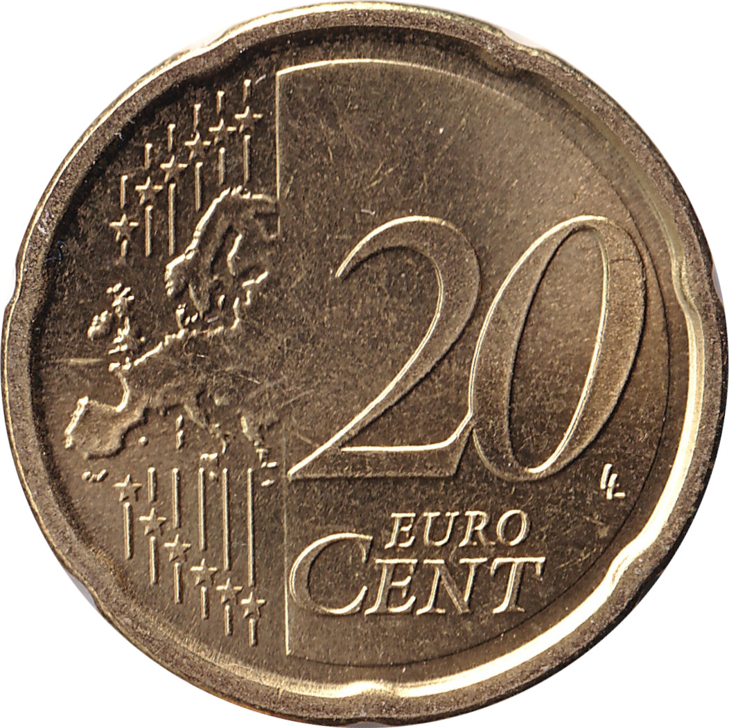 20 eurocents - Benoît XVI