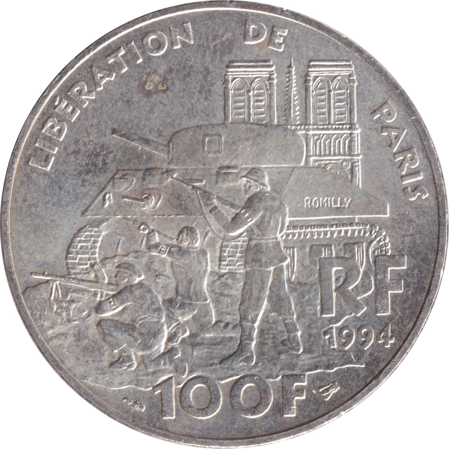 100 francs - Libération de Paris