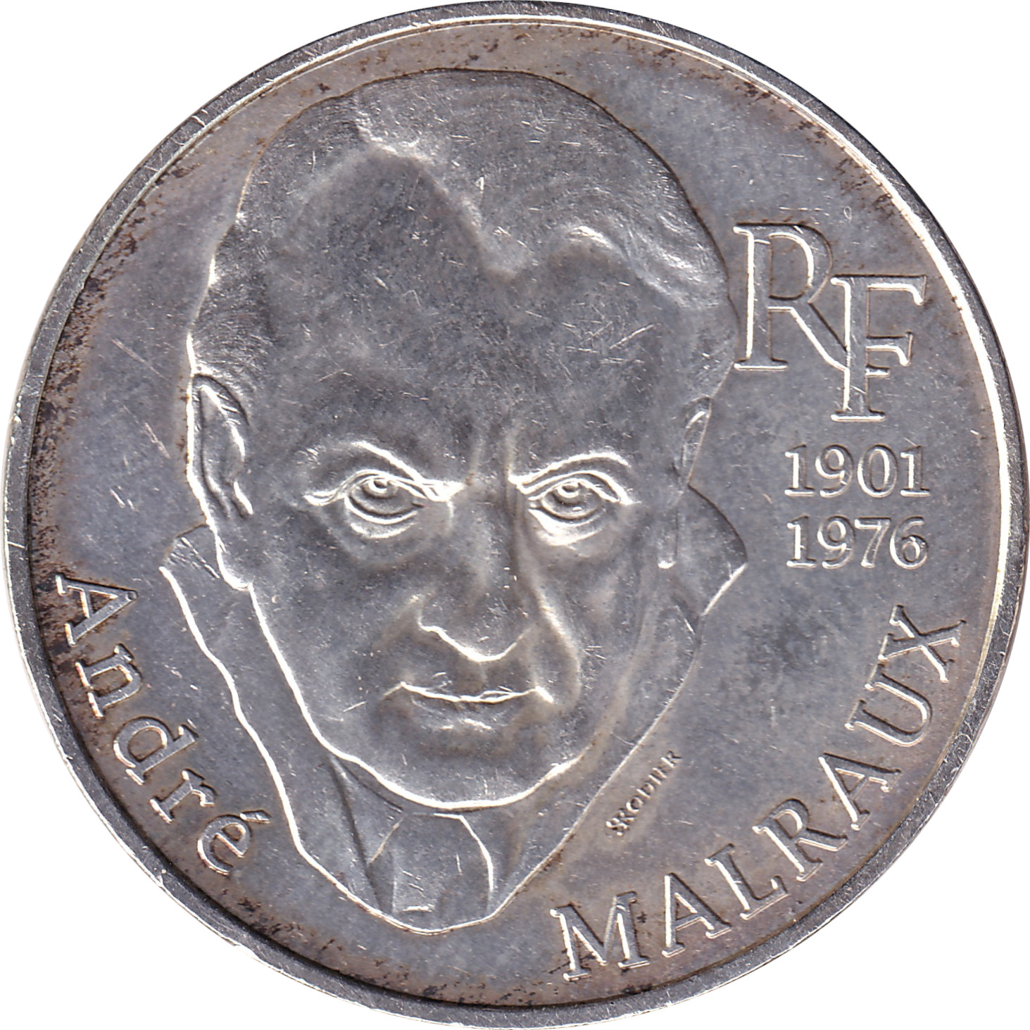 100 francs - André Malraux