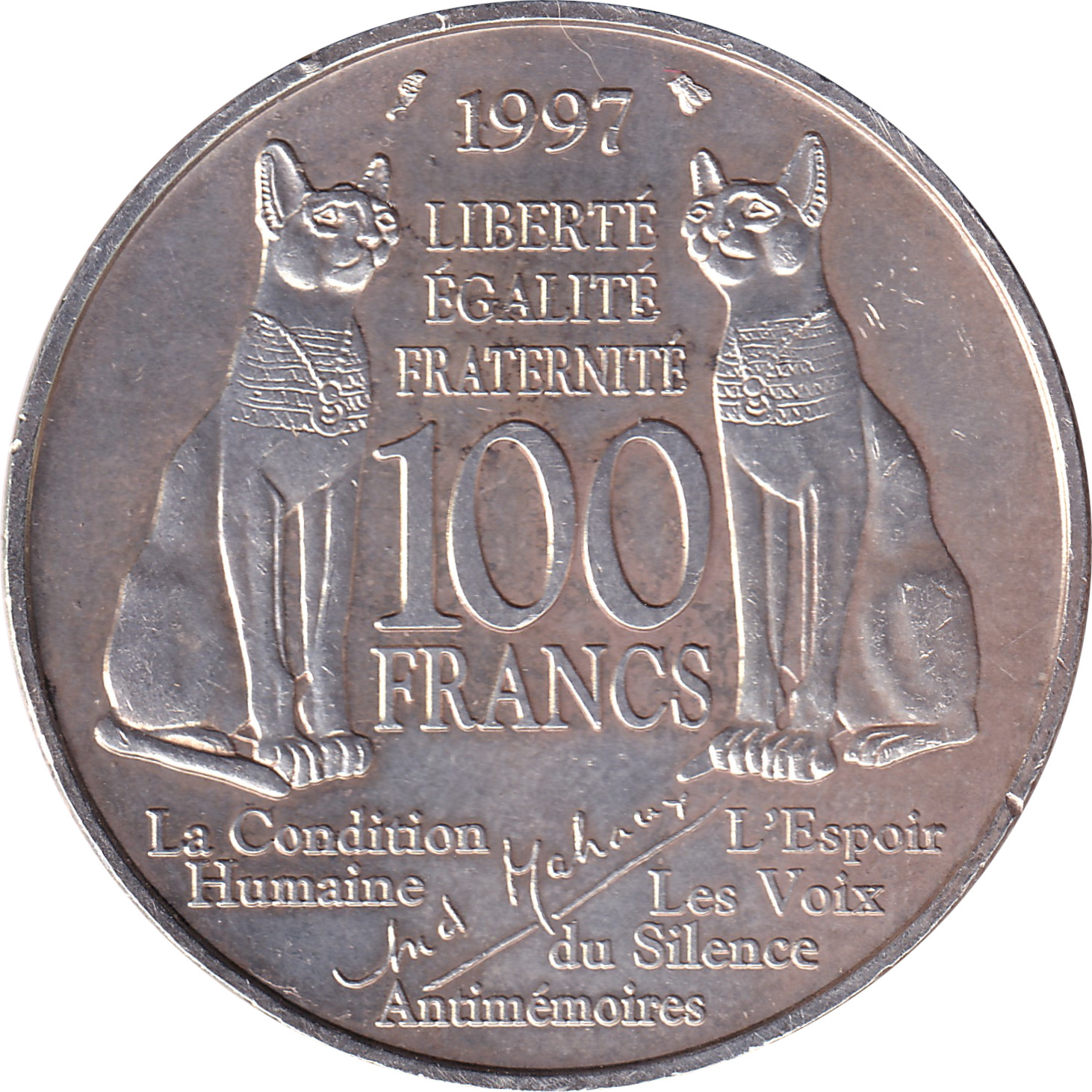 100 francs - André Malraux