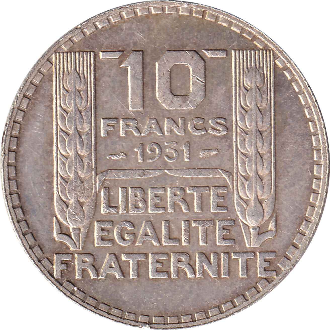 10 francs - Turin - Type lourd