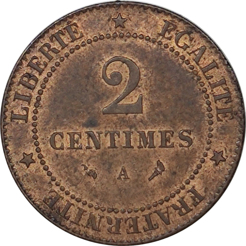 2 centimes - Ceres