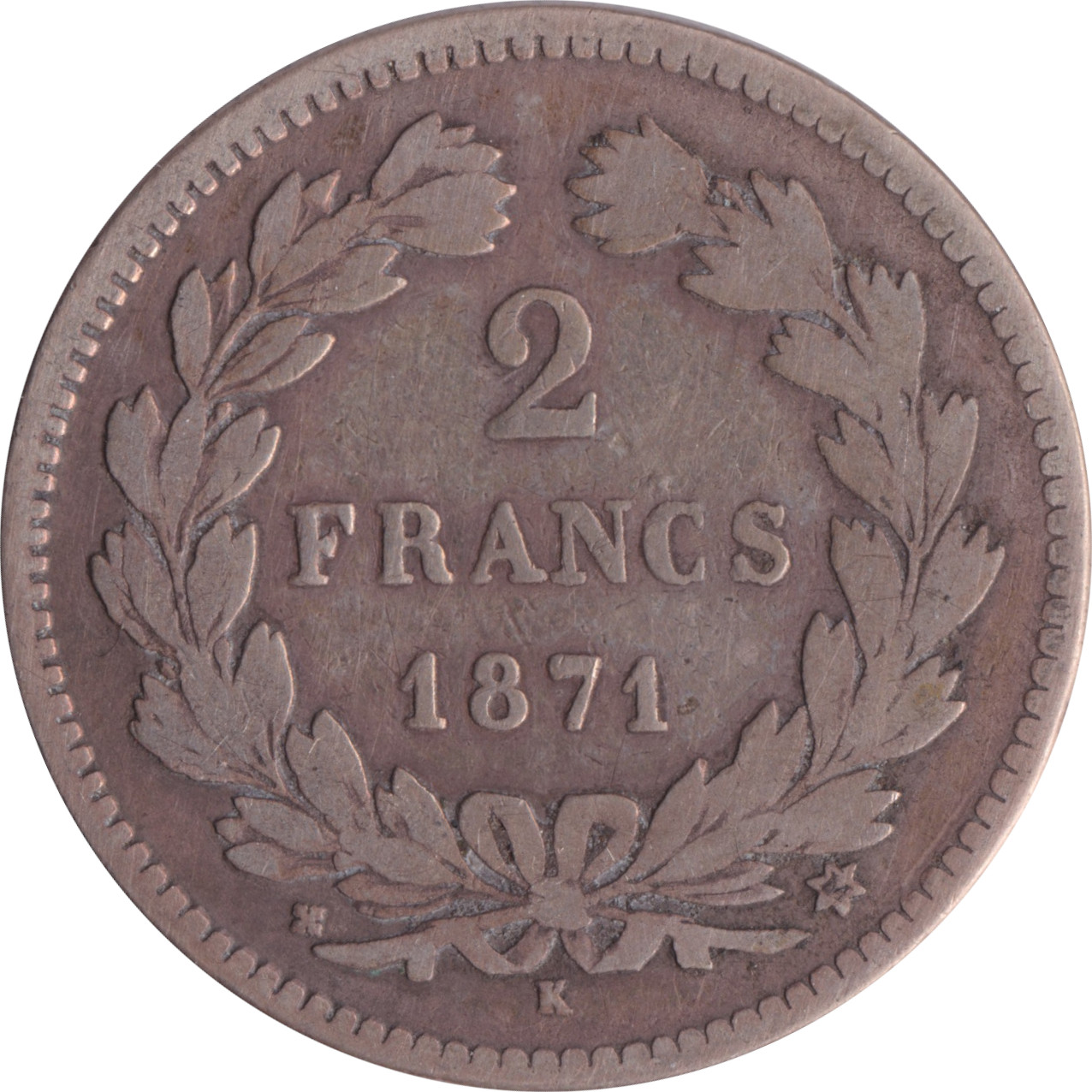 2 francs - Cérès - Sans légende