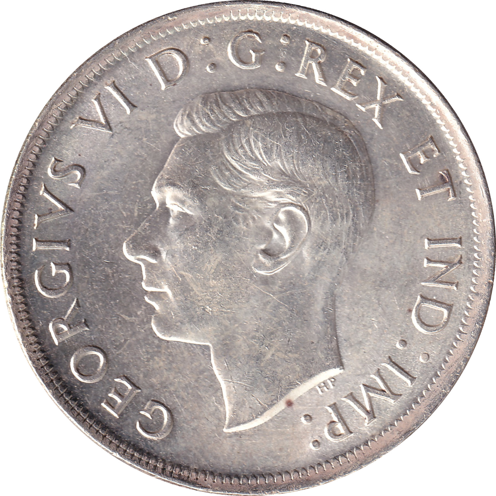 1 dollar - Georges VI - Visite royale