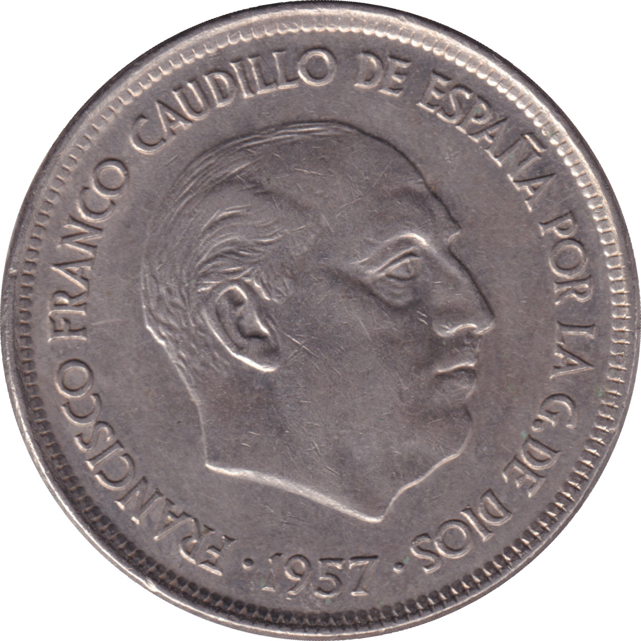 25 pesetas - Franco