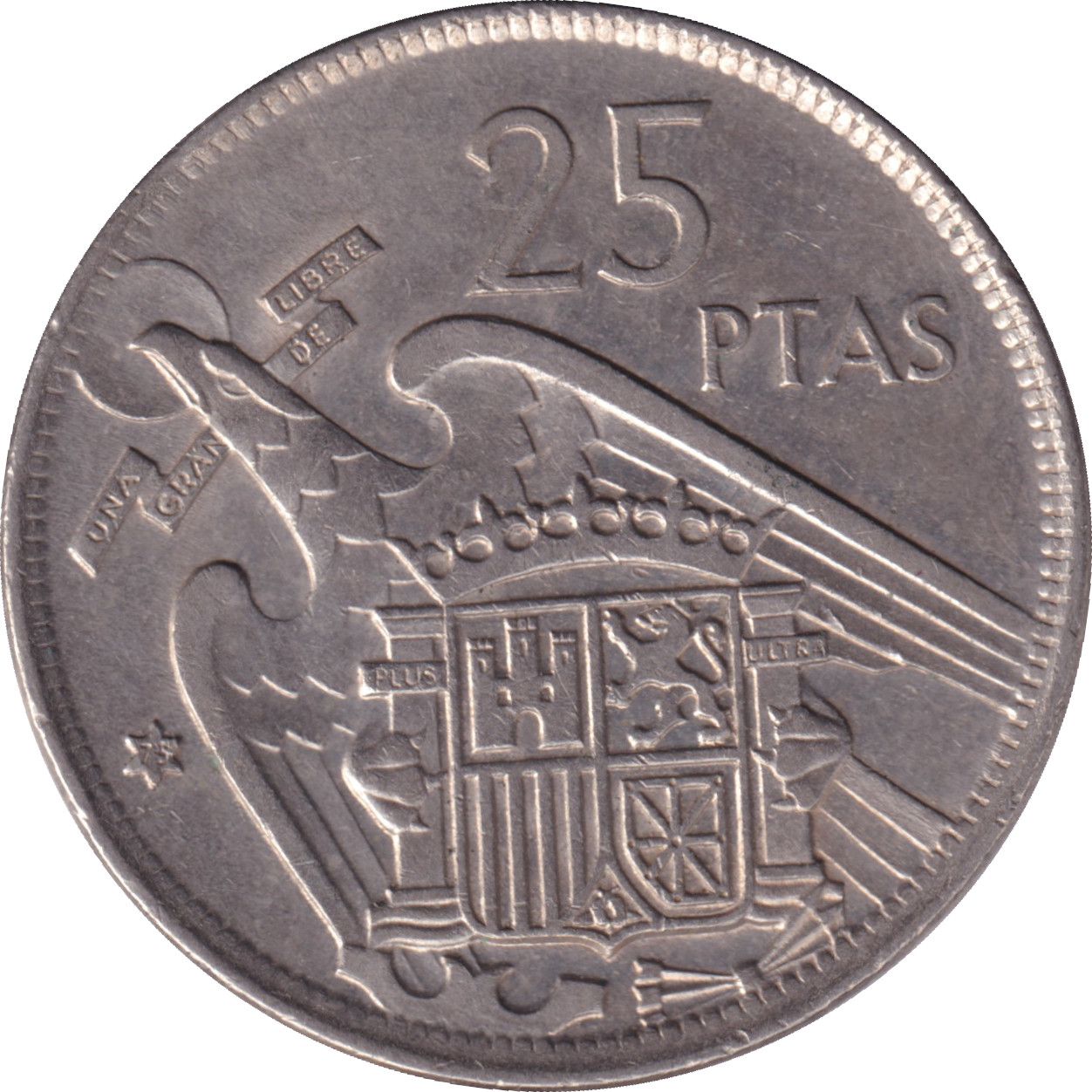 25 pesetas - Franco