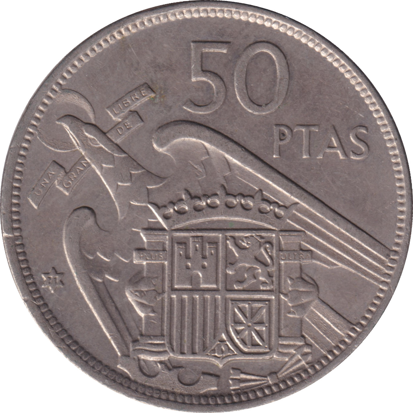 50 pesetas - Franco
