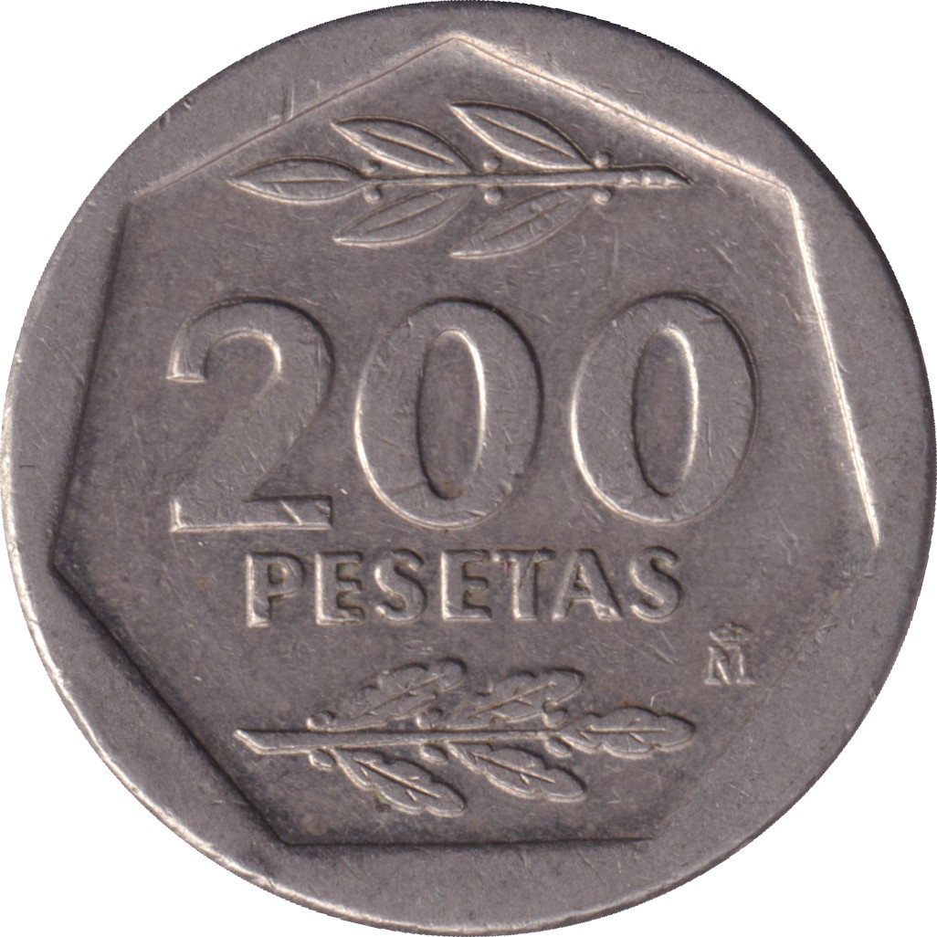 200 pesetas - Juan Carlos I - Rameaux